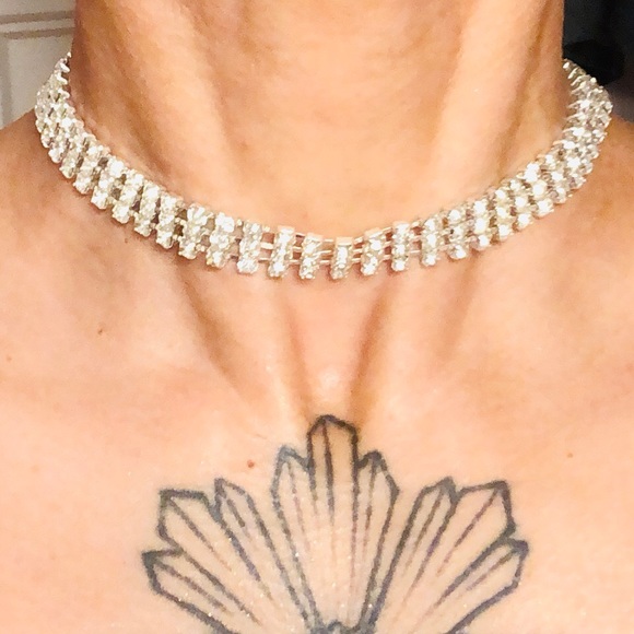 Rhinestone choker - Picture 2 of 6